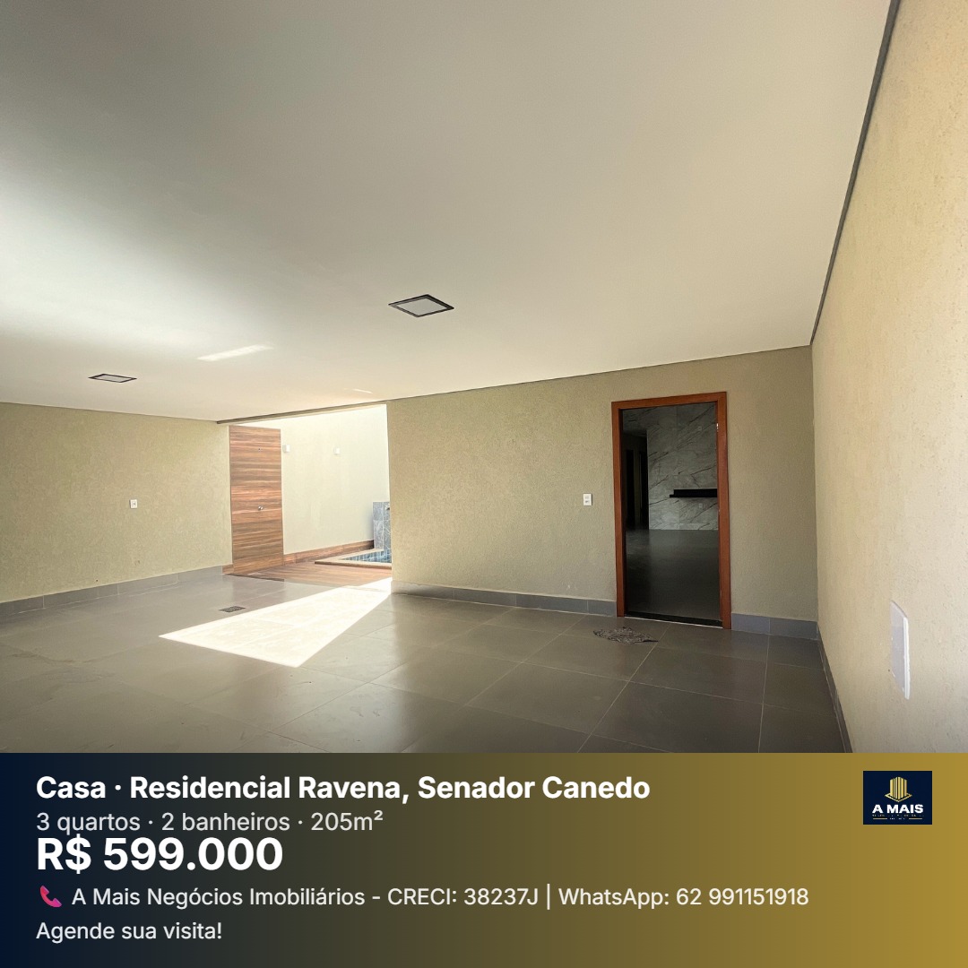 Casa à Venda - Residencial Ravena | Senador Canedo - GO — foto