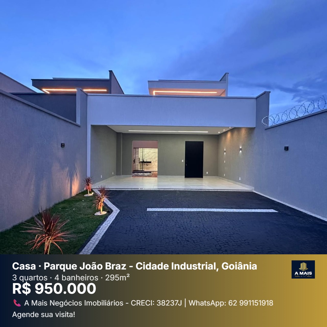 Casa à venda - Parque Industrial João Braz - Goiânia/GO — foto