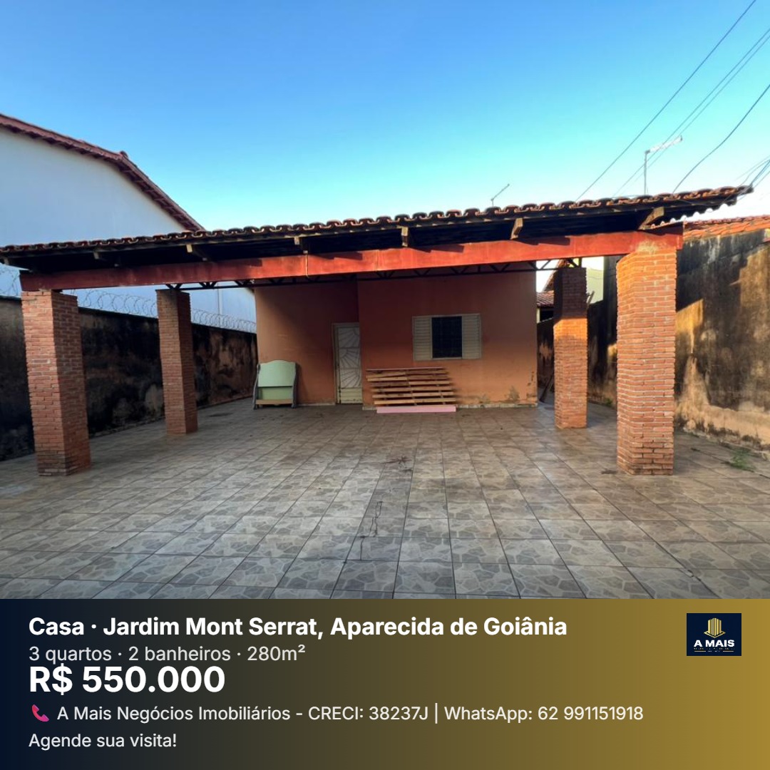 Casa à Venda - Jardim Mont Serrat | Goiânia - GO — foto