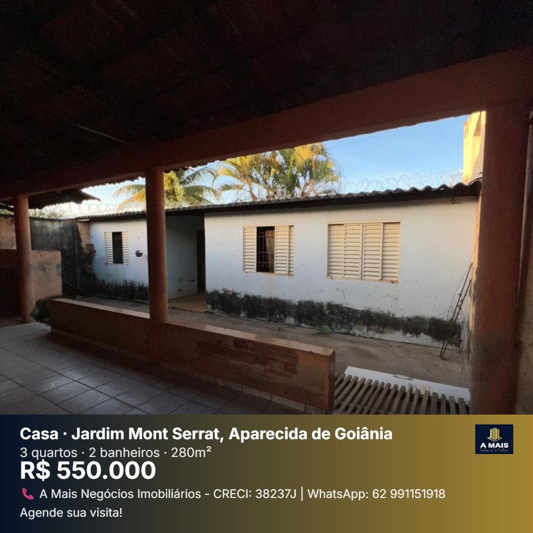 Casa à Venda - Jardim Mont Serrat | Goiânia - GO — foto