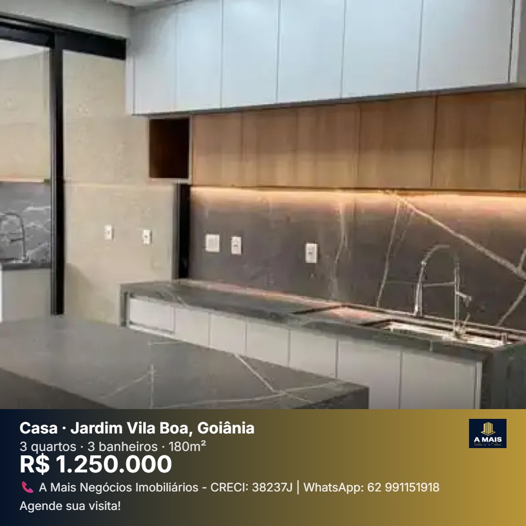 Sobrados de Alto Padrão à Venda no Jardim Vila Boa - Goiânia/GO   Localização privilegiada, ao lado da Av. Olavo Bilac! — foto