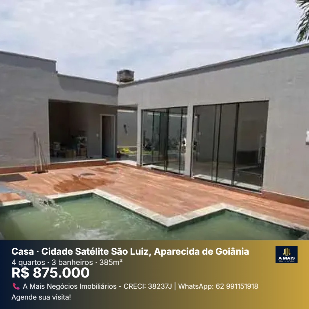 Casa de Alto Padrão à Venda - Cidade Satélite São Luiz, Aparecida de Goiânia/GO — foto