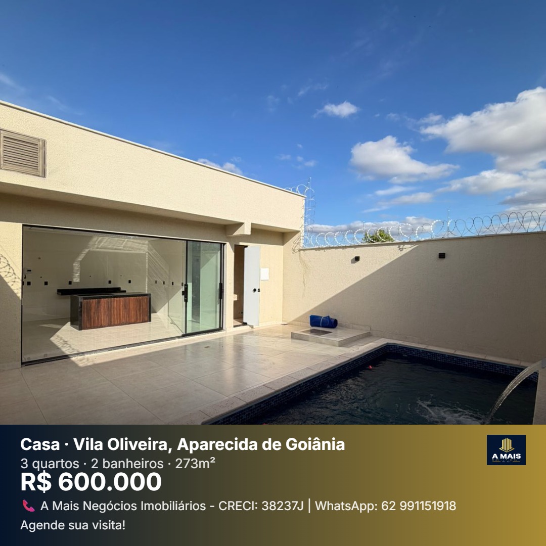 Casa Alto Padrão à Venda - Vila Oliveira | Aparecida de Goiânia - GO — foto