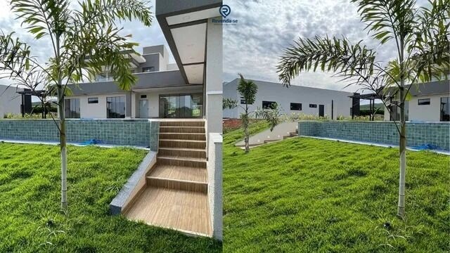 Casa sobrado no condominio aguas da serra- Hidrolandia-GO — foto