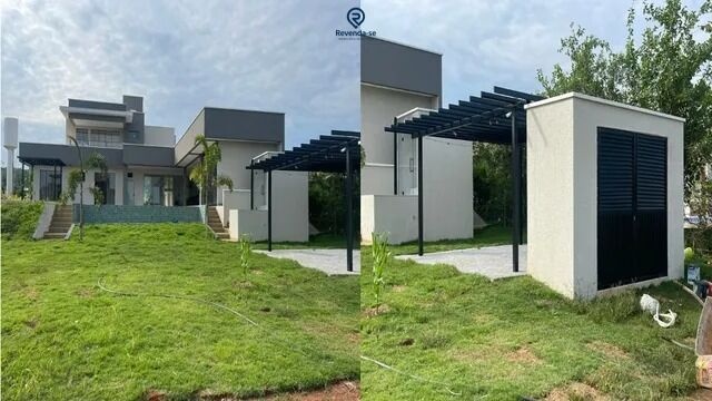 Casa sobrado no condominio aguas da serra- Hidrolandia-GO — foto