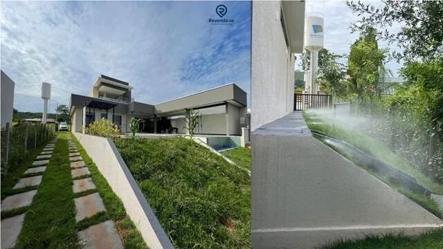 Casa sobrado no condominio aguas da serra- Hidrolandia-GO — foto
