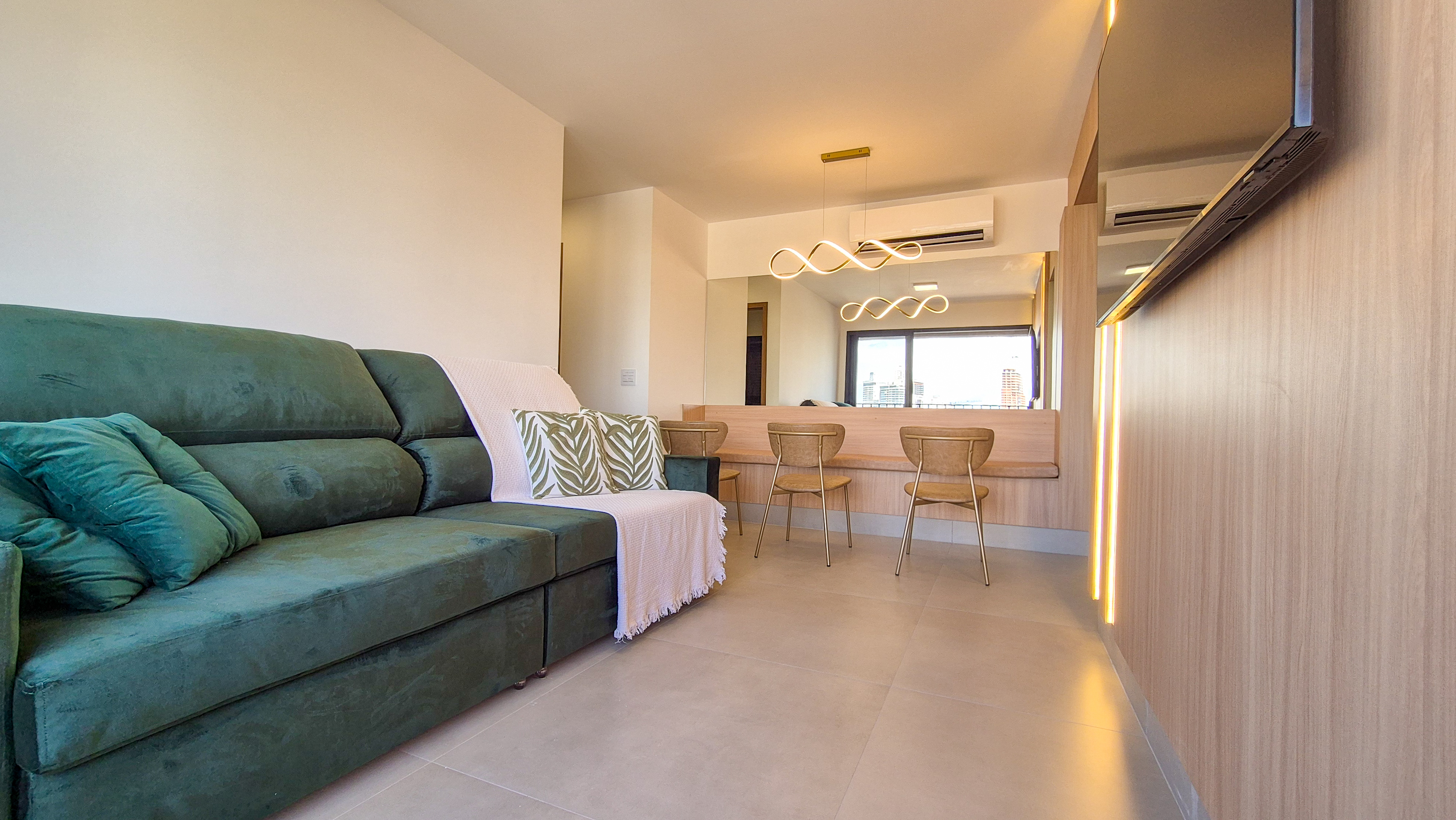 Apartamento Novo 2Q Mobiliado e Decorado no Bueno — foto