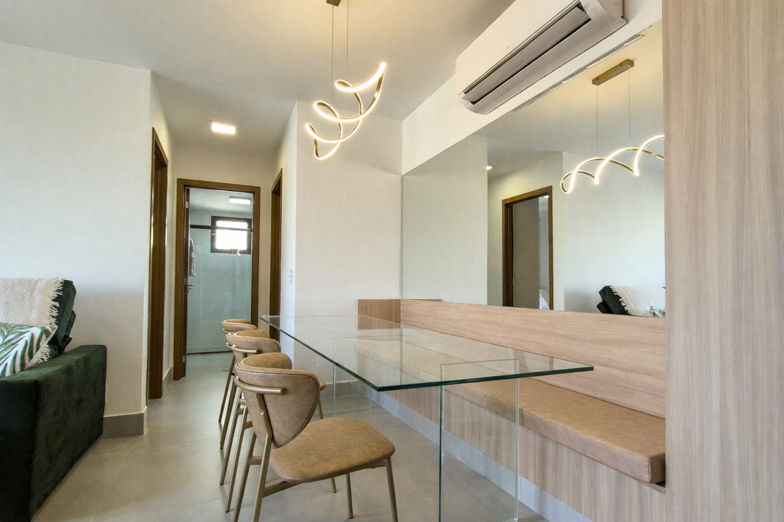 Apartamento Novo 2Q Mobiliado e Decorado no Bueno — foto