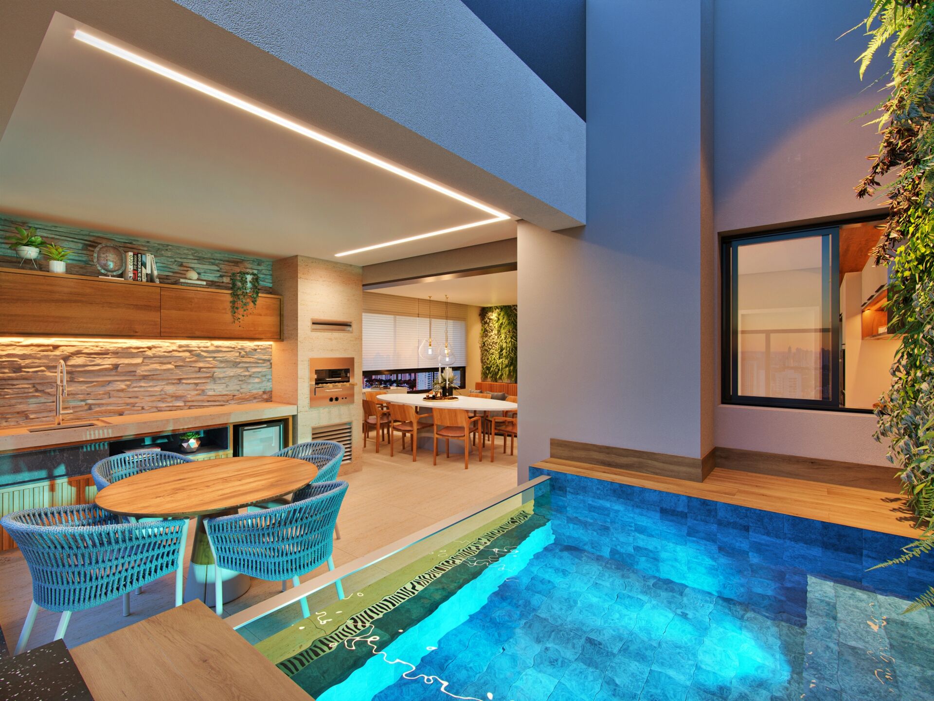 Apartamentos 3 ou 4 Suítes, 169 à 247 m² - Atmos City Design: O Novo Ícone de Luxo e Liberdade no Setor Marista. — foto