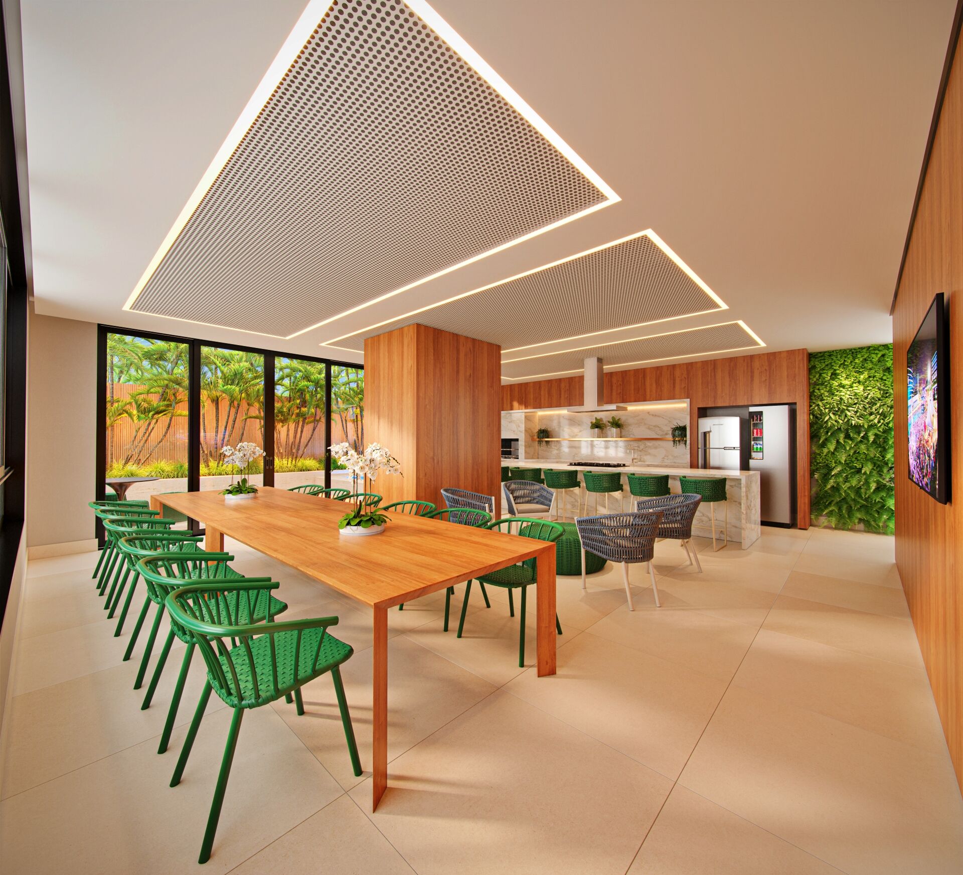 Apartamentos 3 ou 4 Suítes, 169 à 247 m² - Atmos City Design: O Novo Ícone de Luxo e Liberdade no Setor Marista. — foto
