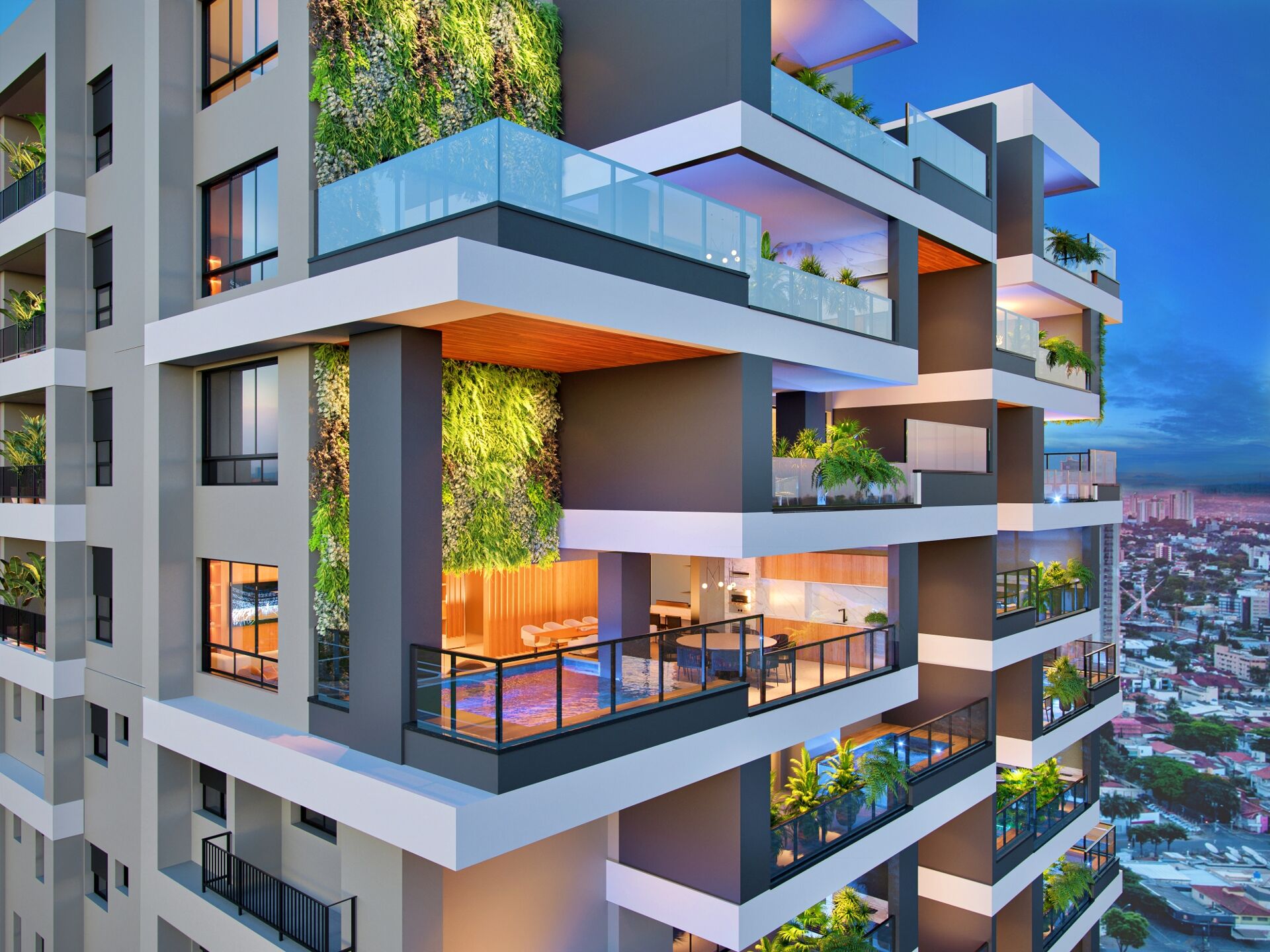 Apartamentos 3 ou 4 Suítes, 169 à 247 m² - Atmos City Design: O Novo Ícone de Luxo e Liberdade no Setor Marista. — foto