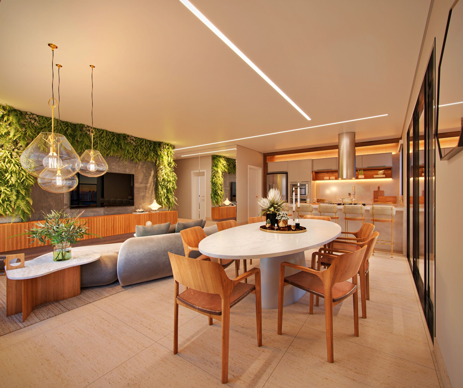 Apartamentos 3 ou 4 Suítes, 169 à 247 m² - Atmos City Design: O Novo Ícone de Luxo e Liberdade no Setor Marista. — foto