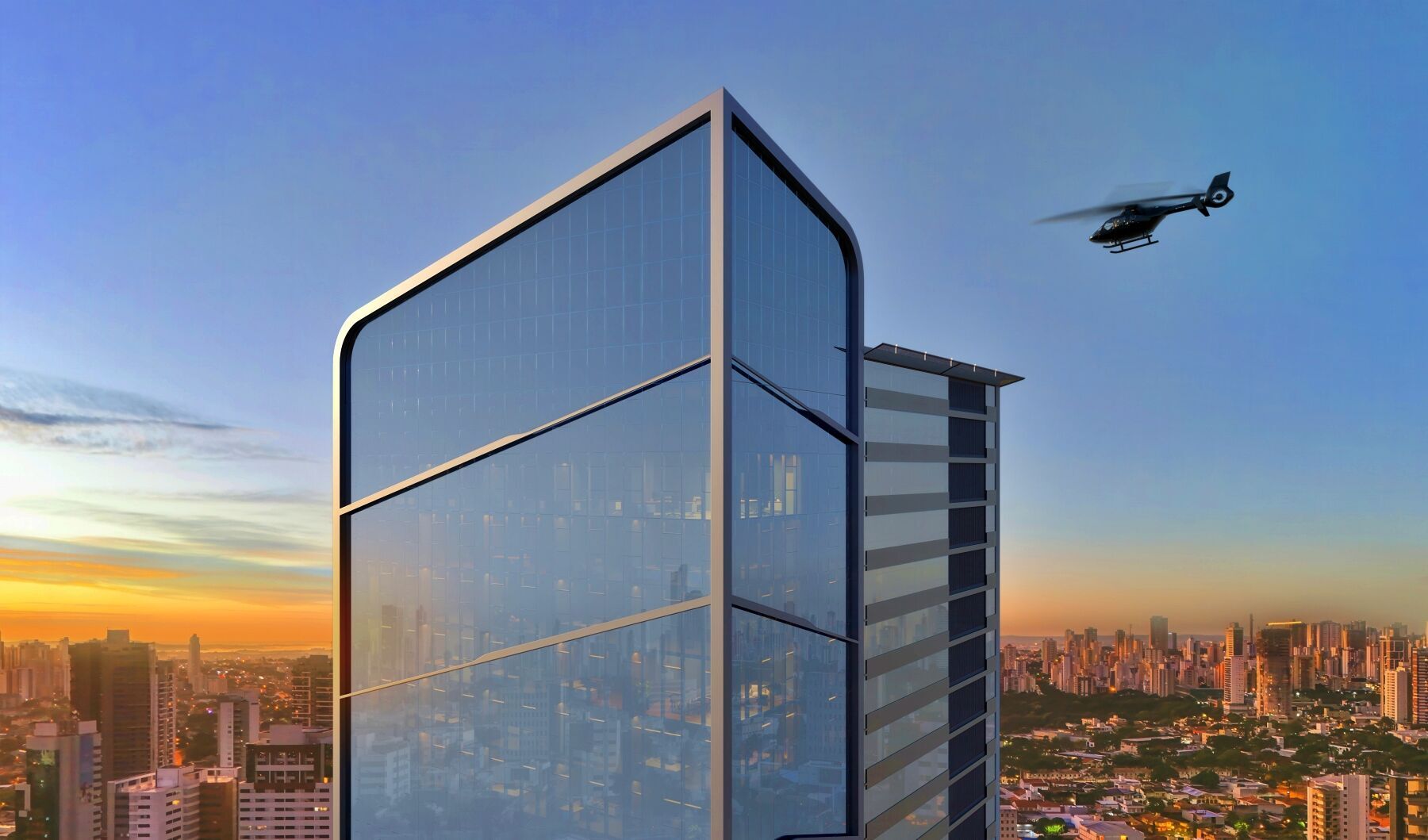 City Corporate by Pininfarina: Meia Laje Corporativa de 487m² na Av. 136, Goiânia - O Investimento Definitivo para sua Marca. — foto