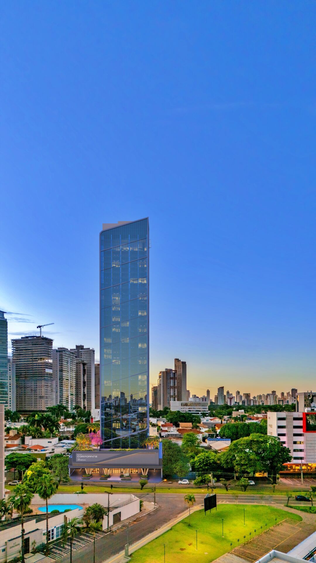 City Corporate by Pininfarina: Meia Laje Corporativa de 487m² na Av. 136, Goiânia - O Investimento Definitivo para sua Marca. — foto