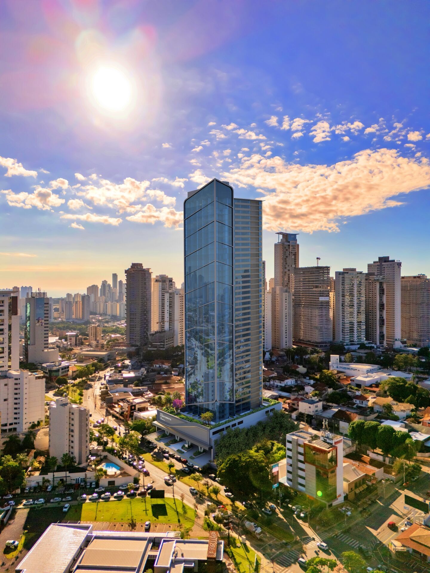 City Corporate by Pininfarina: Meia Laje Corporativa de 487m² na Av. 136, Goiânia - O Investimento Definitivo para sua Marca. — foto
