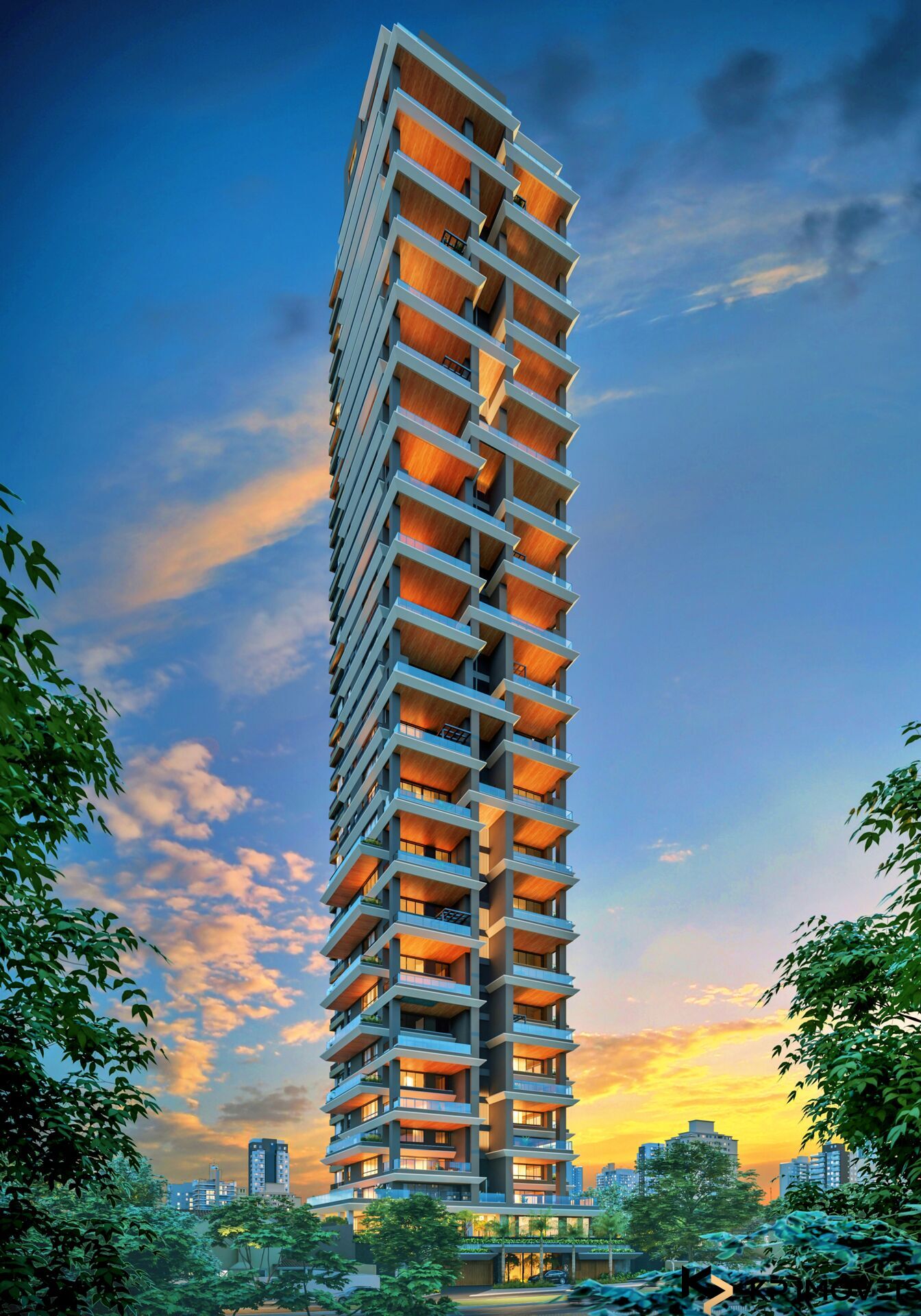 Legacy City Home Marista: Mansões Suspensas de Luxo em Goiânia | O.M. e City — foto