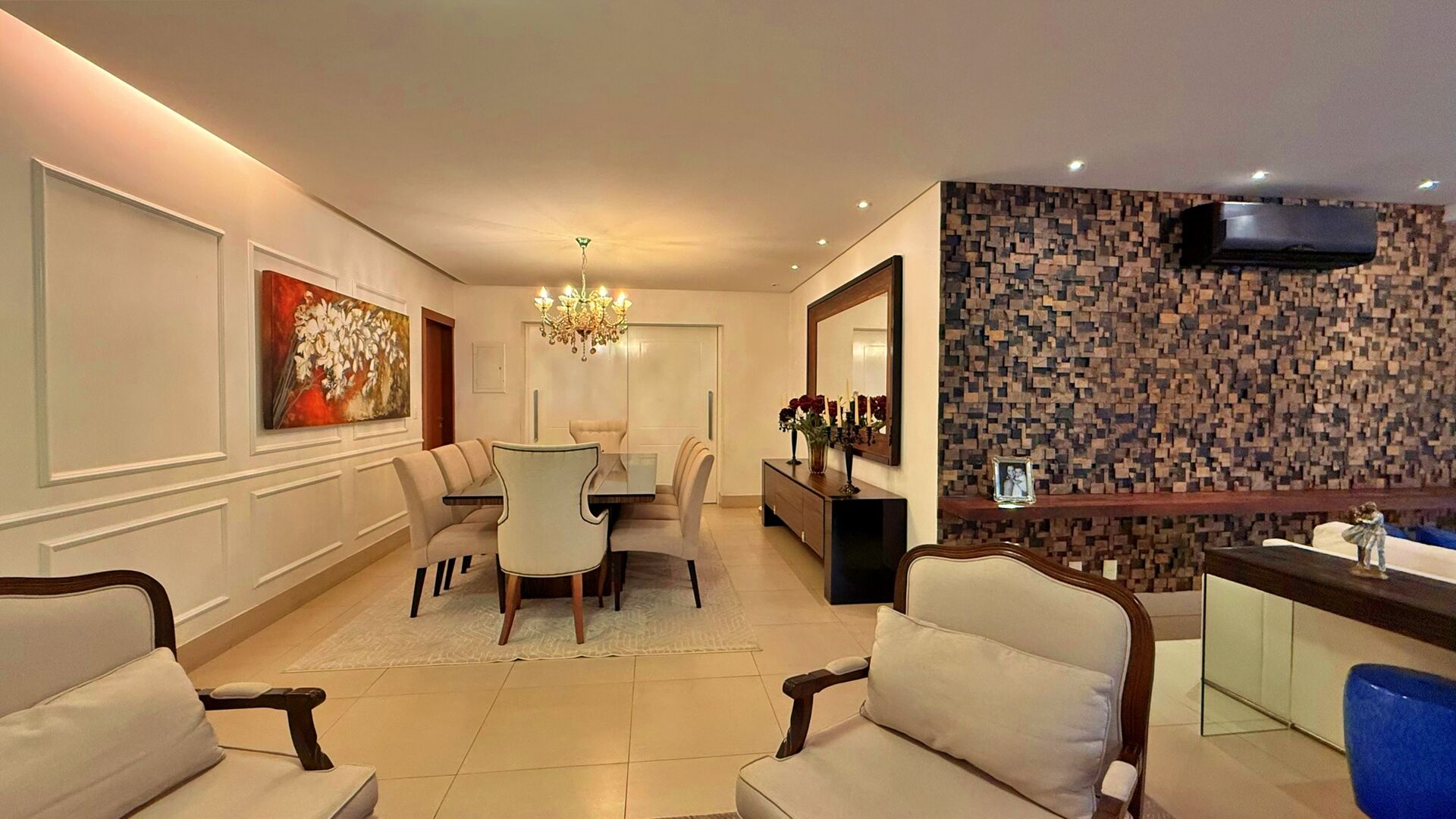 Apartamento 4 Suítes, 230 m² semi mobiliado à venda na 204 Sul - Edifício Mont D'or — foto