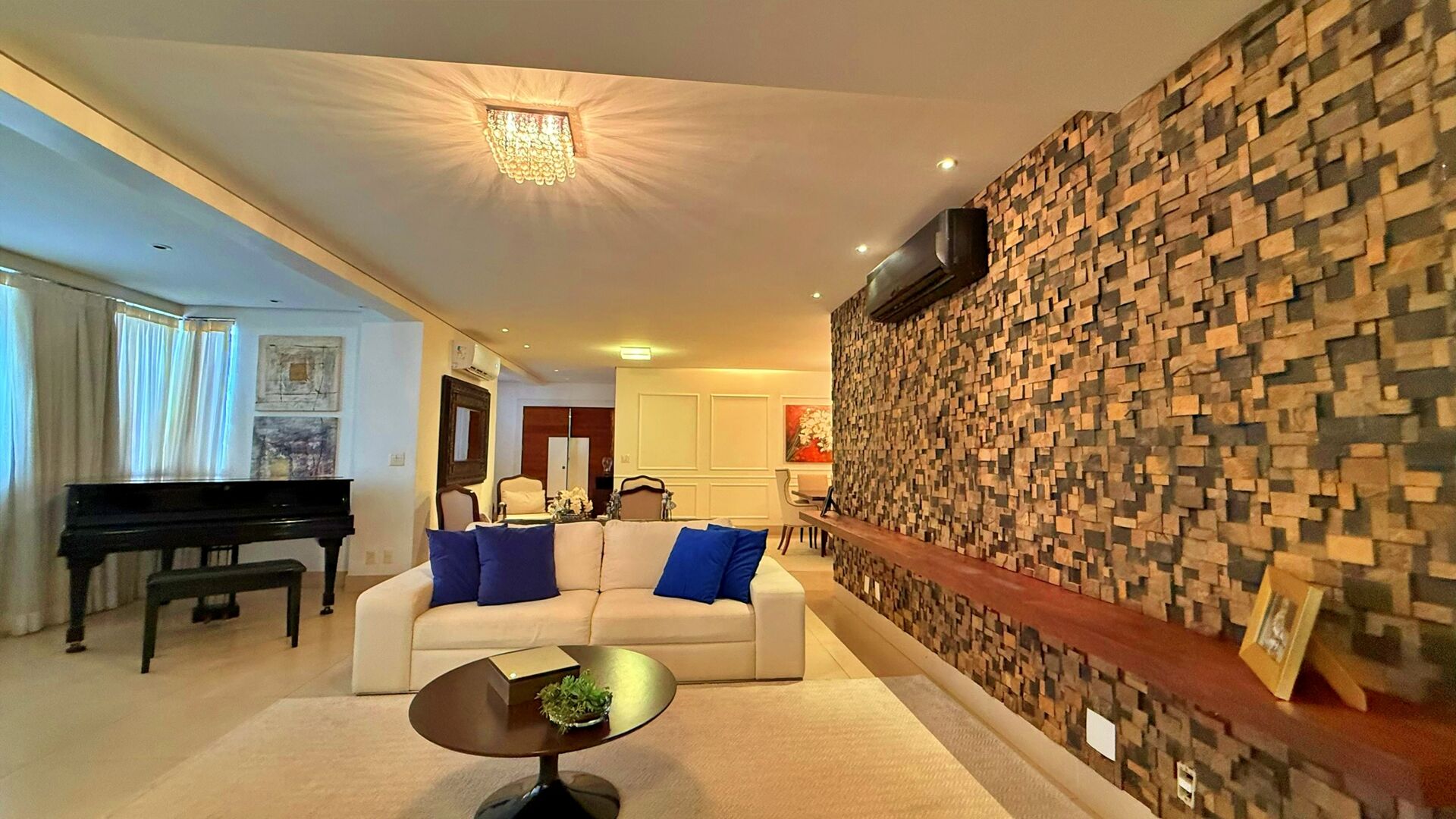 Apartamento 4 Suítes, 230 m² semi mobiliado à venda na 204 Sul - Edifício Mont D'or — foto