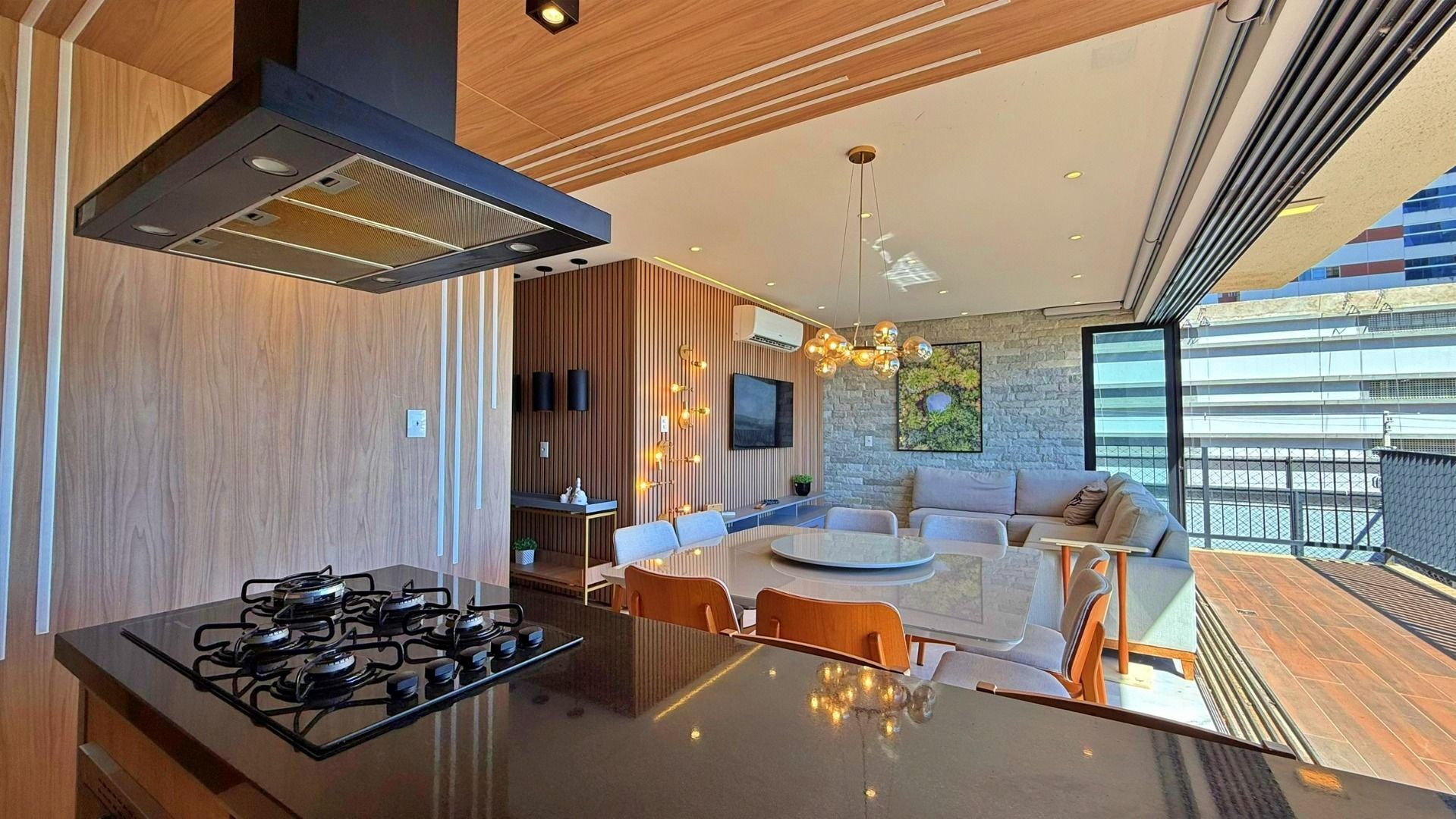 Apartamento 3 Suítes, 123 m² Mobiliado na Orla da Graciosa - Terraço Urban — foto