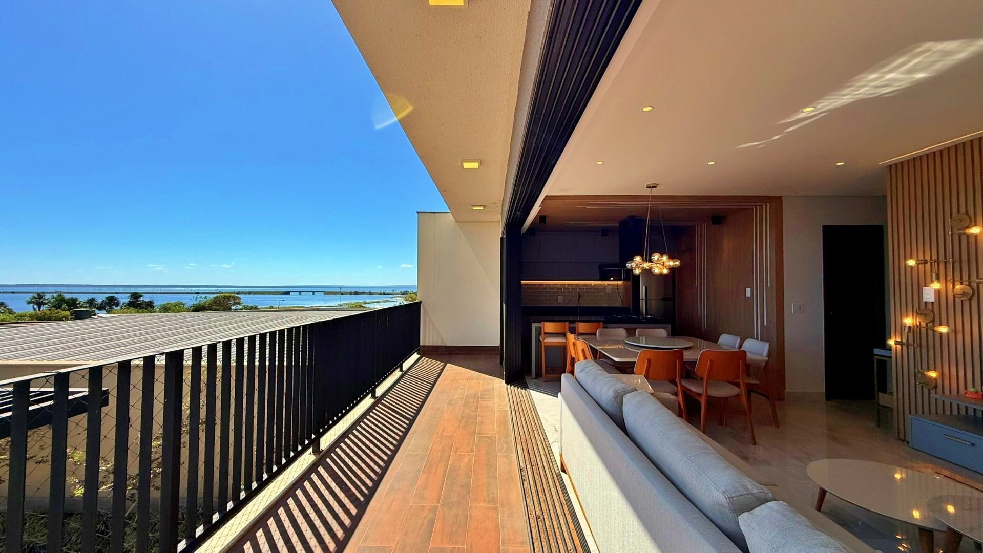 Apartamento 3 Suítes, 123 m² Mobiliado na Orla da Graciosa - Terraço Urban — foto