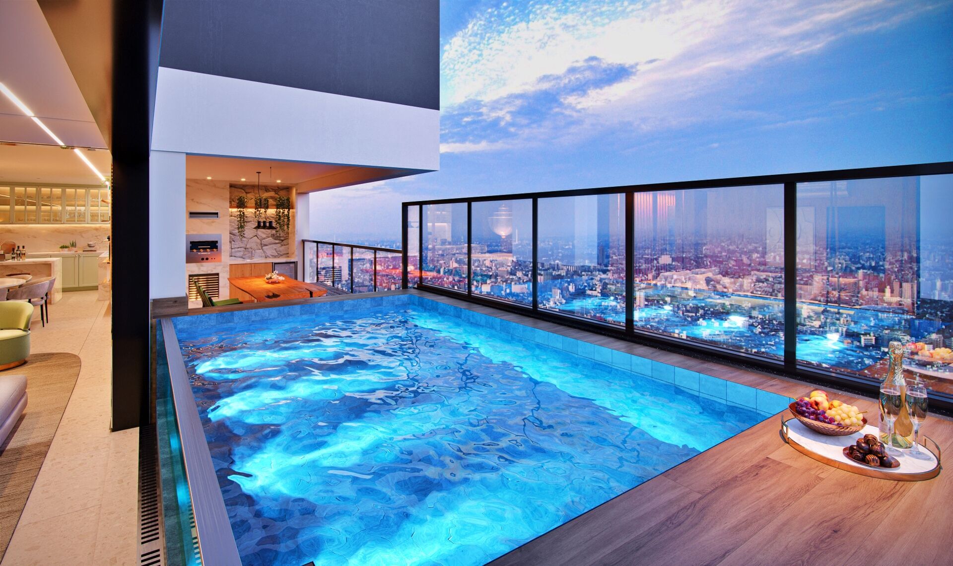 Atmos City Design: Experimente 235m² de Majestade Urbana e Conforto em 4 Suítes — foto