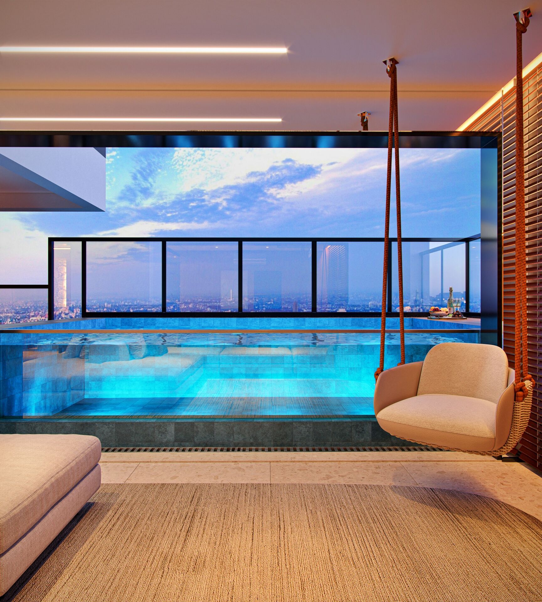 Atmos City Design: Experimente 235m² de Majestade Urbana e Conforto em 4 Suítes — foto