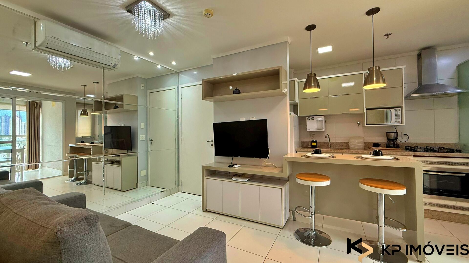 Apartamento de 2 Quartos, 56m² - Metropolitan Torre Barcelona: Seu Investimento Inteligente no Jardim Goiás, Goiânia — foto