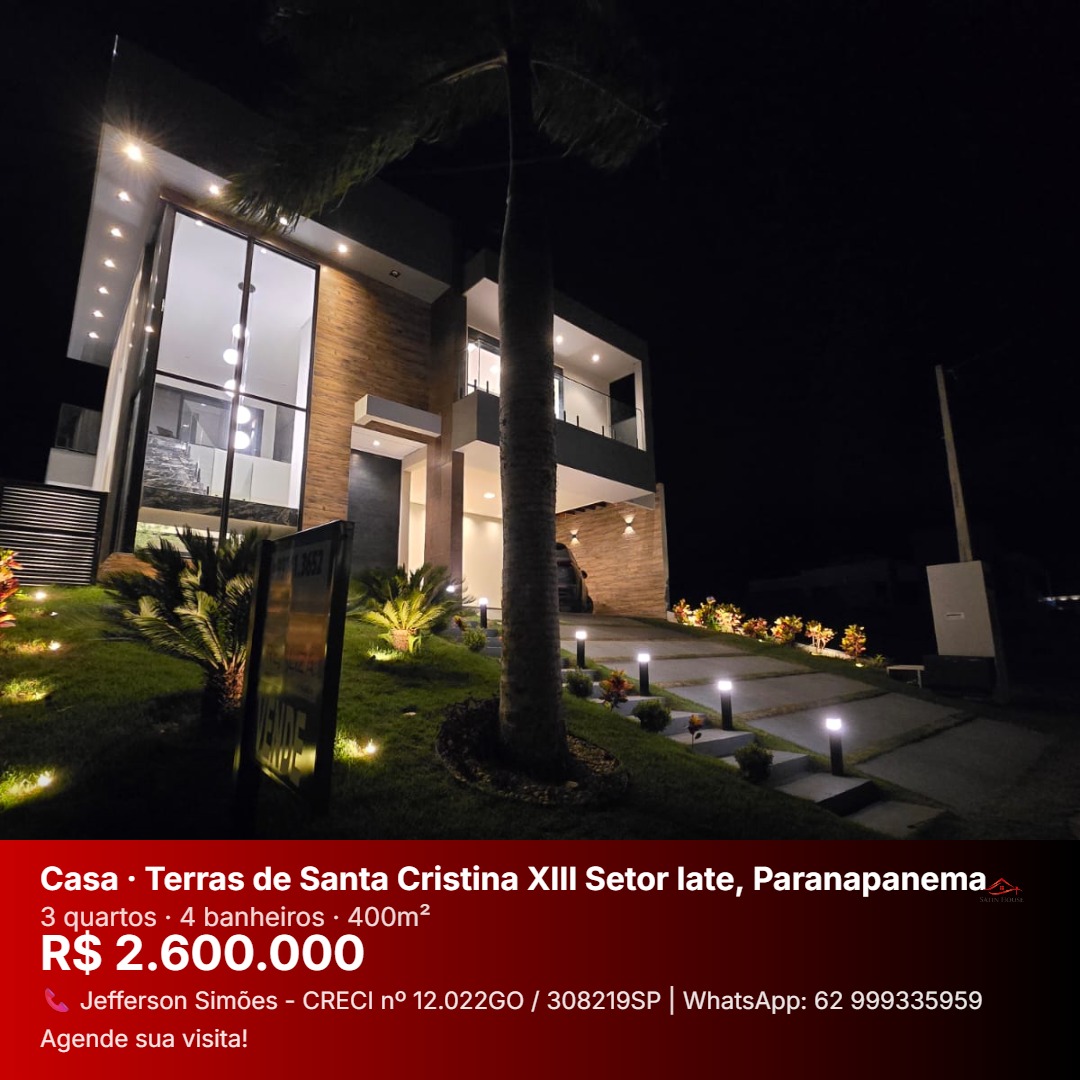 Casa 3 Quartos para Venda no Setor Iate - Santa Cristina XIII — foto