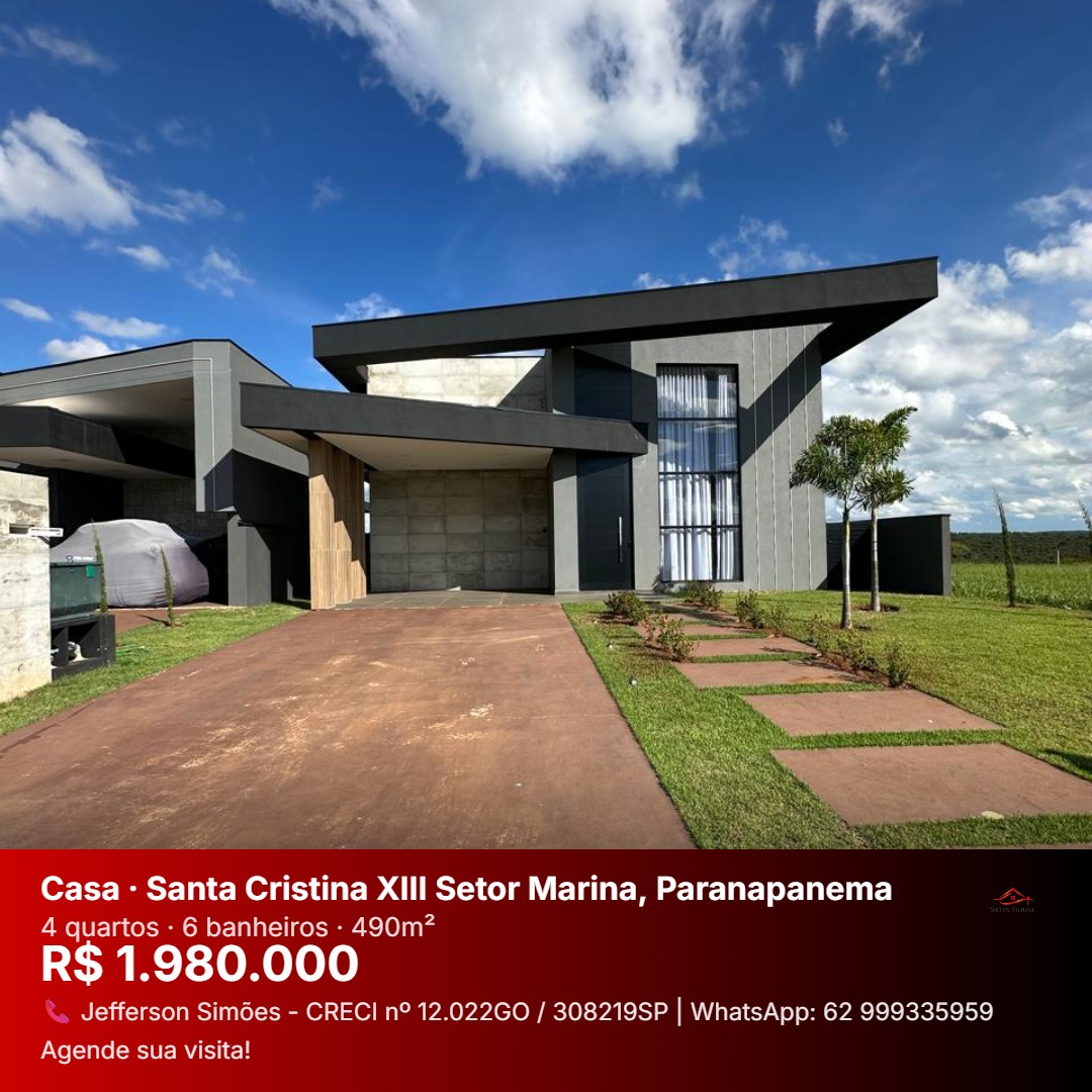 Casa à Venda - Condomínio Riviera de Santa Cristina XIII | Paranapanema - SP — foto
