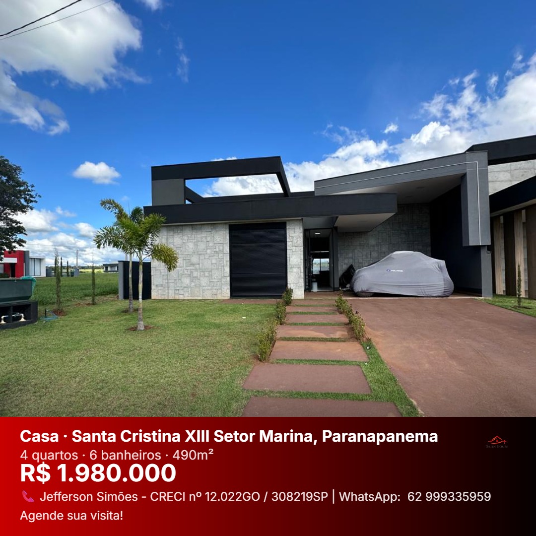 Casa à Venda - Condomínio Riviera de Santa Cristina XIII | Paranapanema - SP — foto