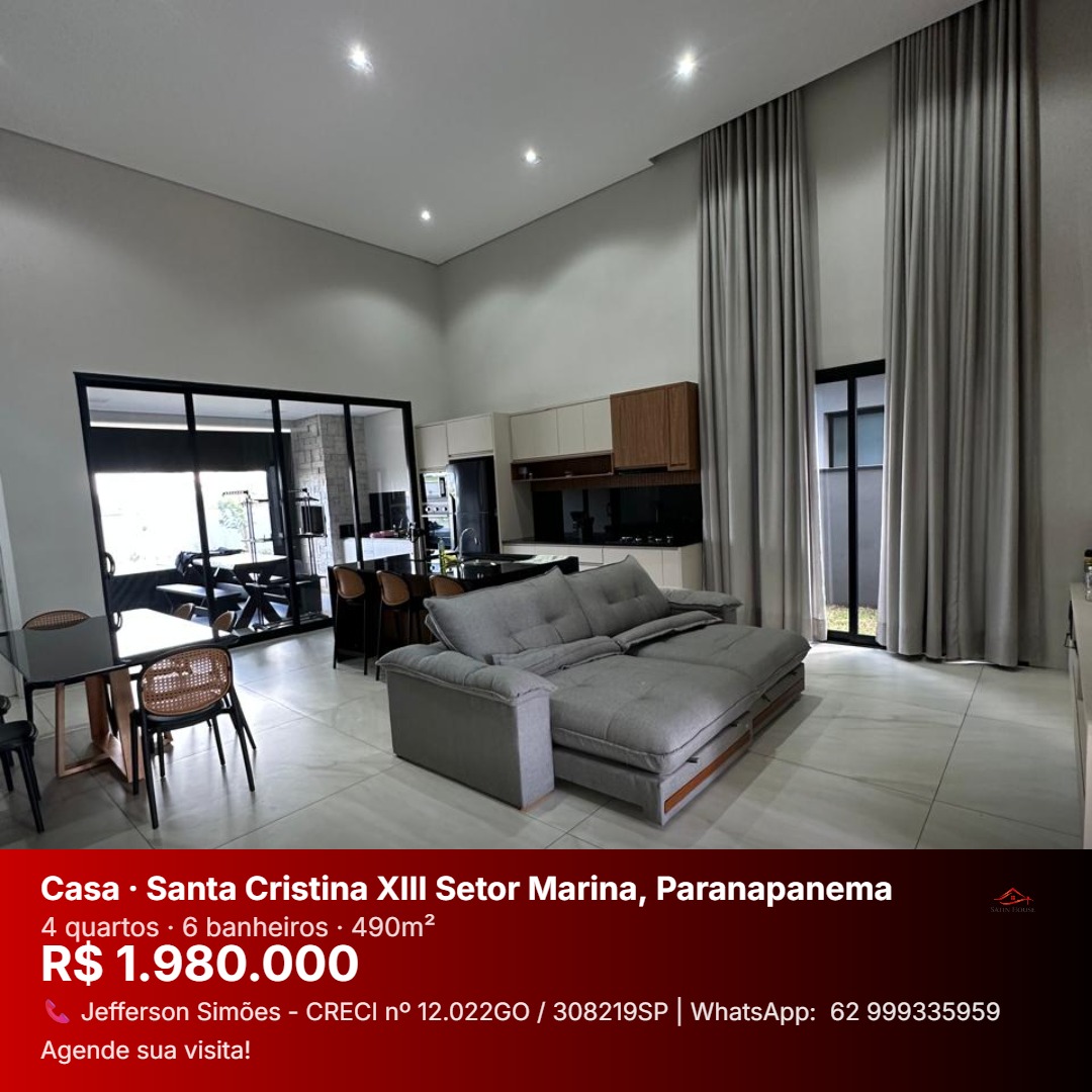 Casa à Venda - Condomínio Riviera de Santa Cristina XIII | Paranapanema - SP — foto