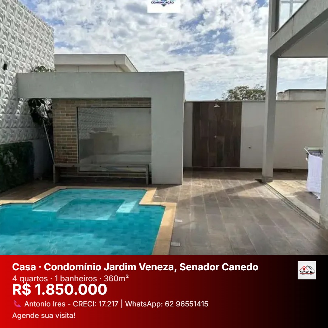 Casa à venda no bairro Residencial Condomínio Jardim Veneza em Senador Canedo/GO — foto