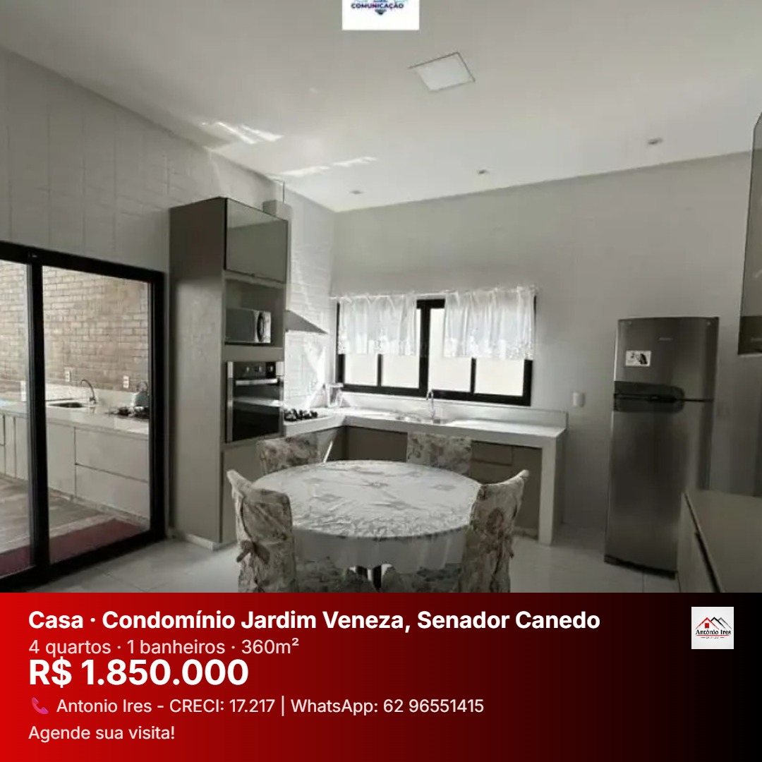 Casa à venda no bairro Residencial Condomínio Jardim Veneza em Senador Canedo/GO — foto