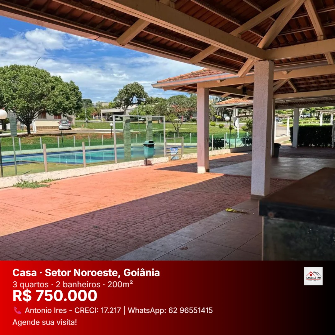 Casa 3 Quartos para Venda na Região Noroeste - Goiânia — foto