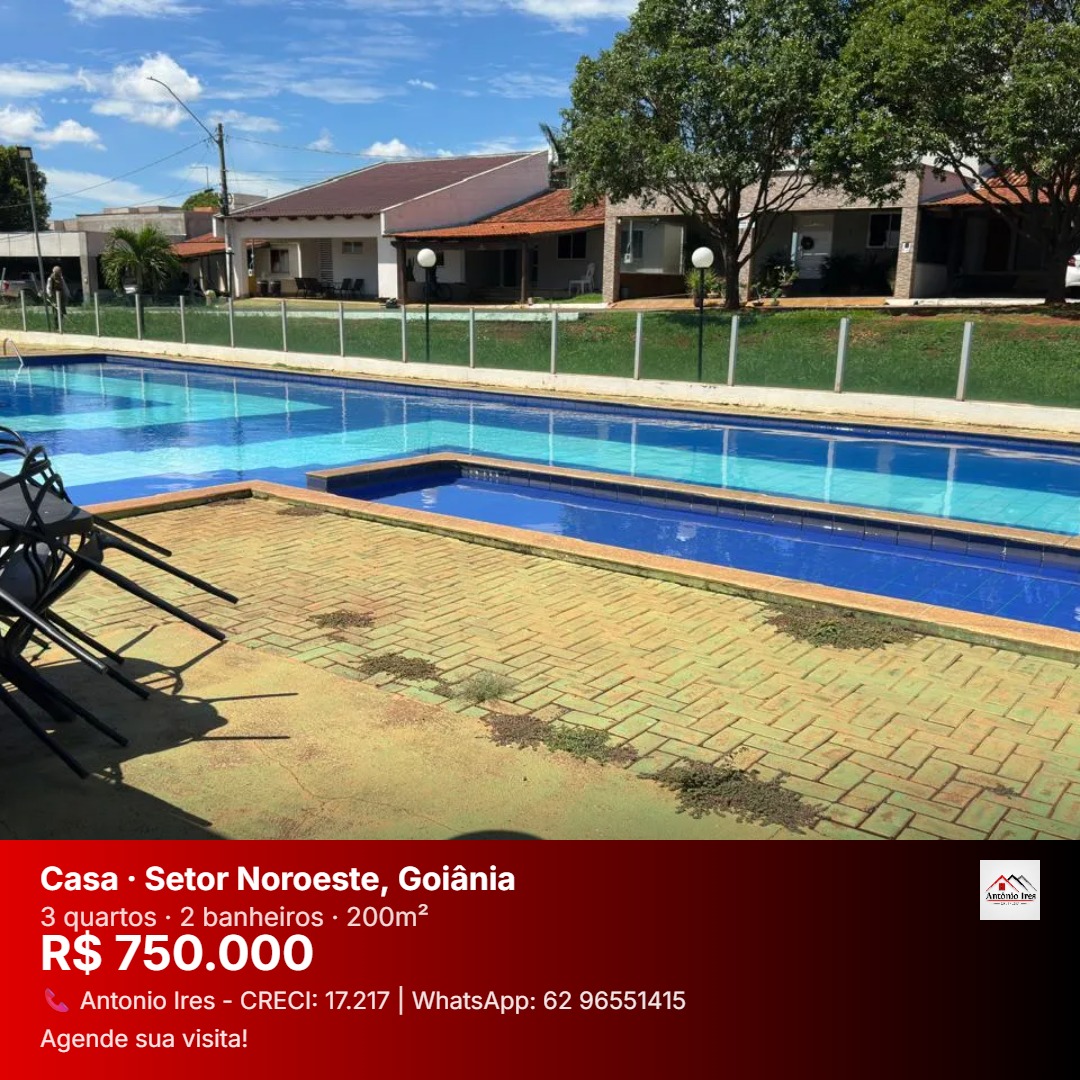 Casa 3 Quartos para Venda na Região Noroeste - Goiânia — foto