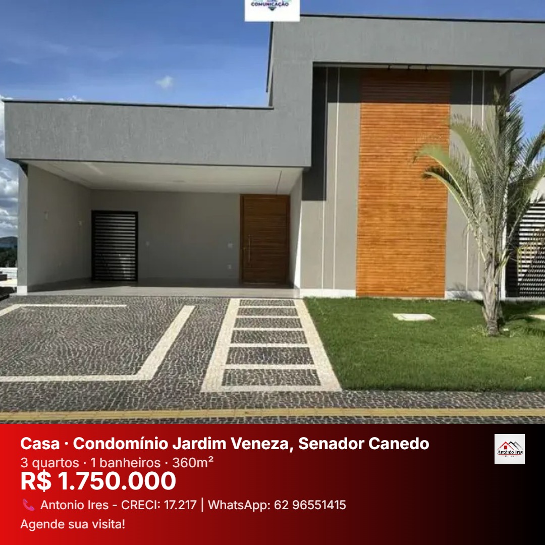 Casa à venda no Jardim Veneza em Senador Canedo/GO — foto