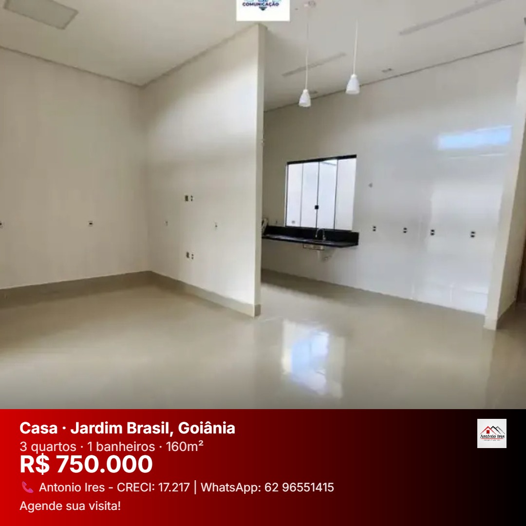 Casa à venda no bairro Jardim Brasil em Goiânia/GO — foto