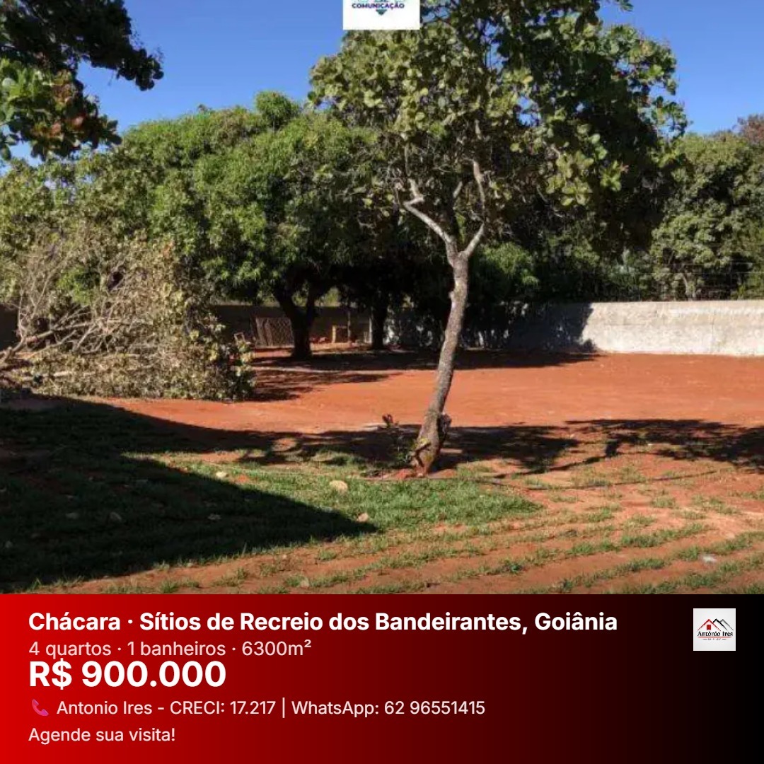 Chácara à venda no bairro Sítios de Recreio dos Bandeirantes em Goiânia/GO — foto