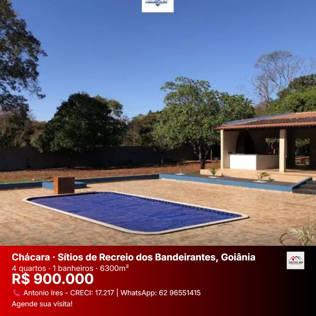 Chácara à venda no bairro Sítios de Recreio dos Bandeirantes em Goiânia/GO — foto