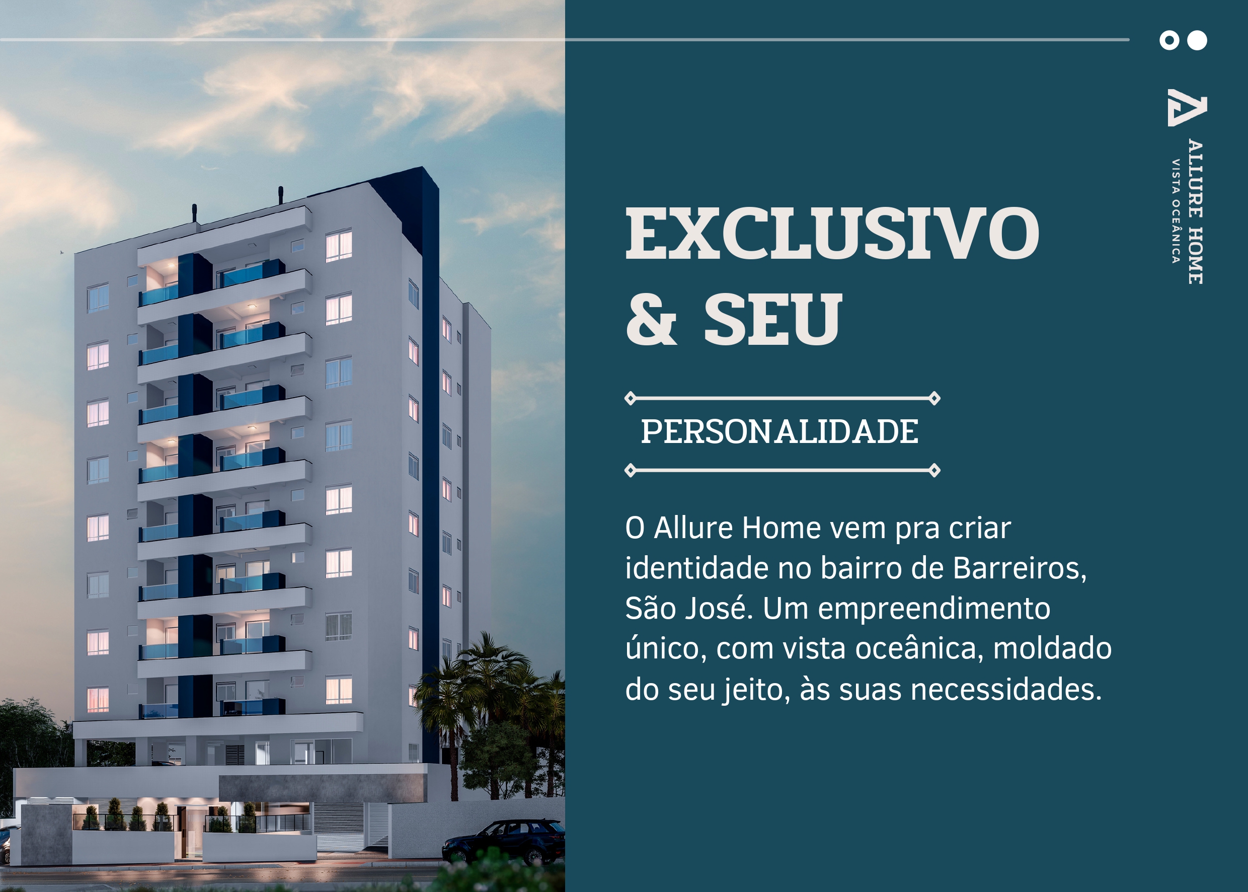 Apartamento à Venda com 2 Quartos – Allure Home | Barreiros – São José/SC — foto