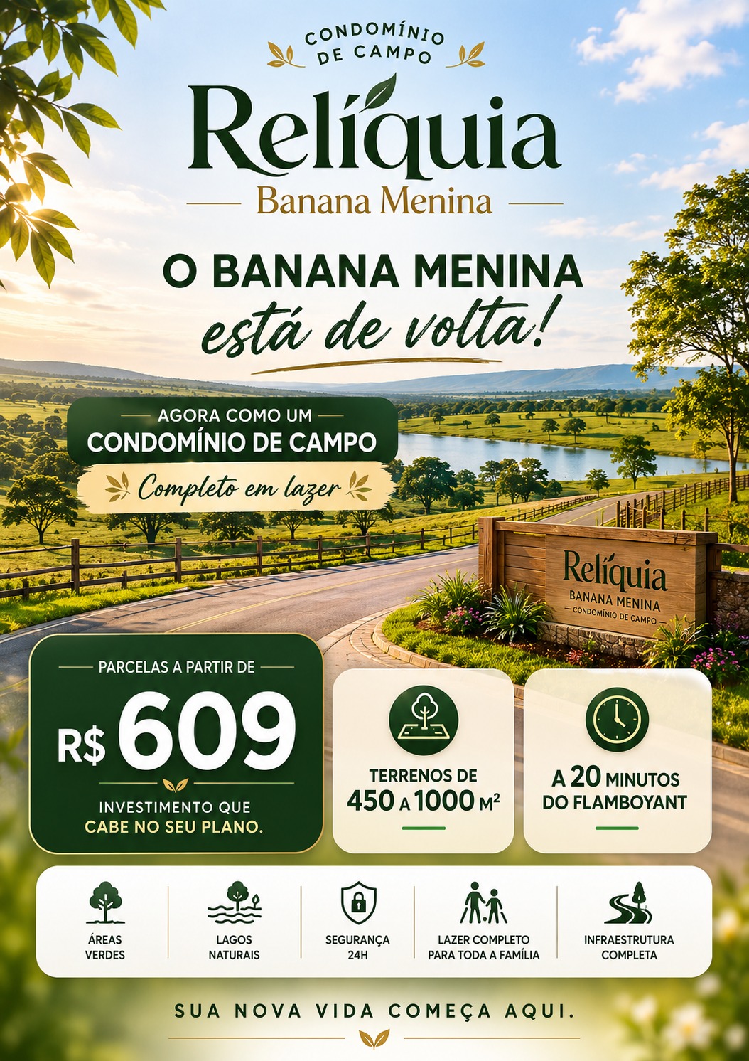 RELÍQUIA MENINA BANANA | PARCELAS A PARTIR DE R$599 | ENTRADA A PARTIR DE R$15.500 — foto