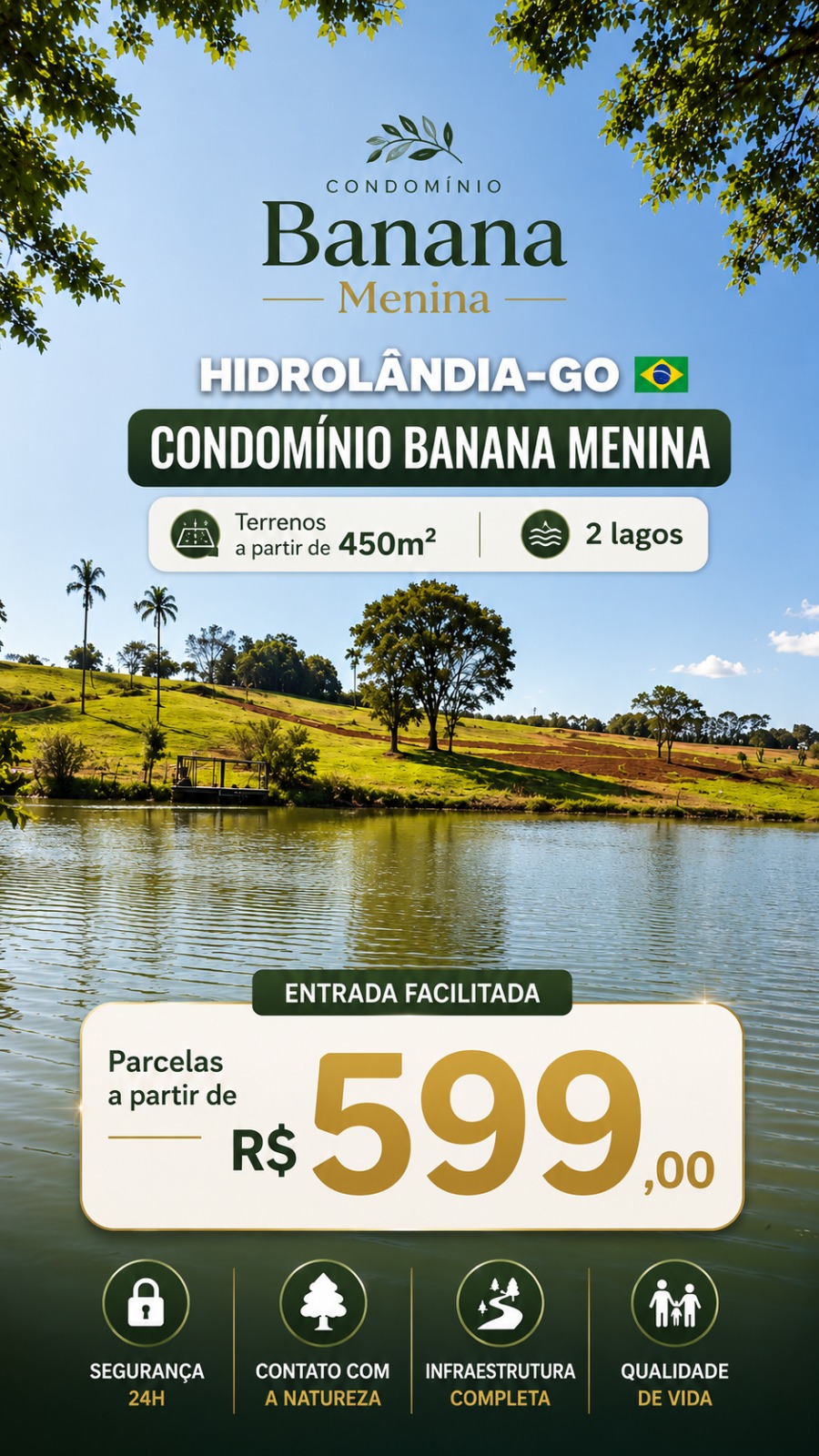 RELÍQUIA MENINA BANANA | PARCELAS A PARTIR DE R$599 | ENTRADA A PARTIR DE R$15.500 — foto