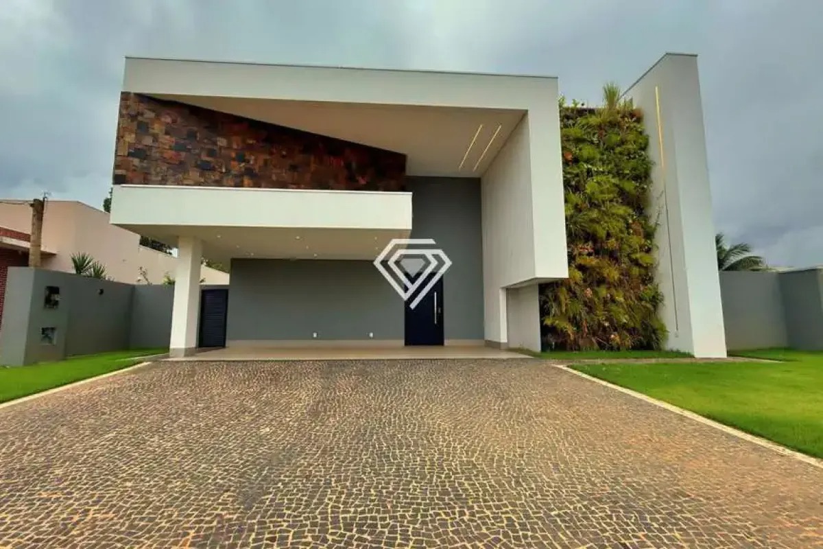 Casa 3 Suítes + Escritório, 238 m² c/ Lazer à Venda no Condomínio Caribe — foto