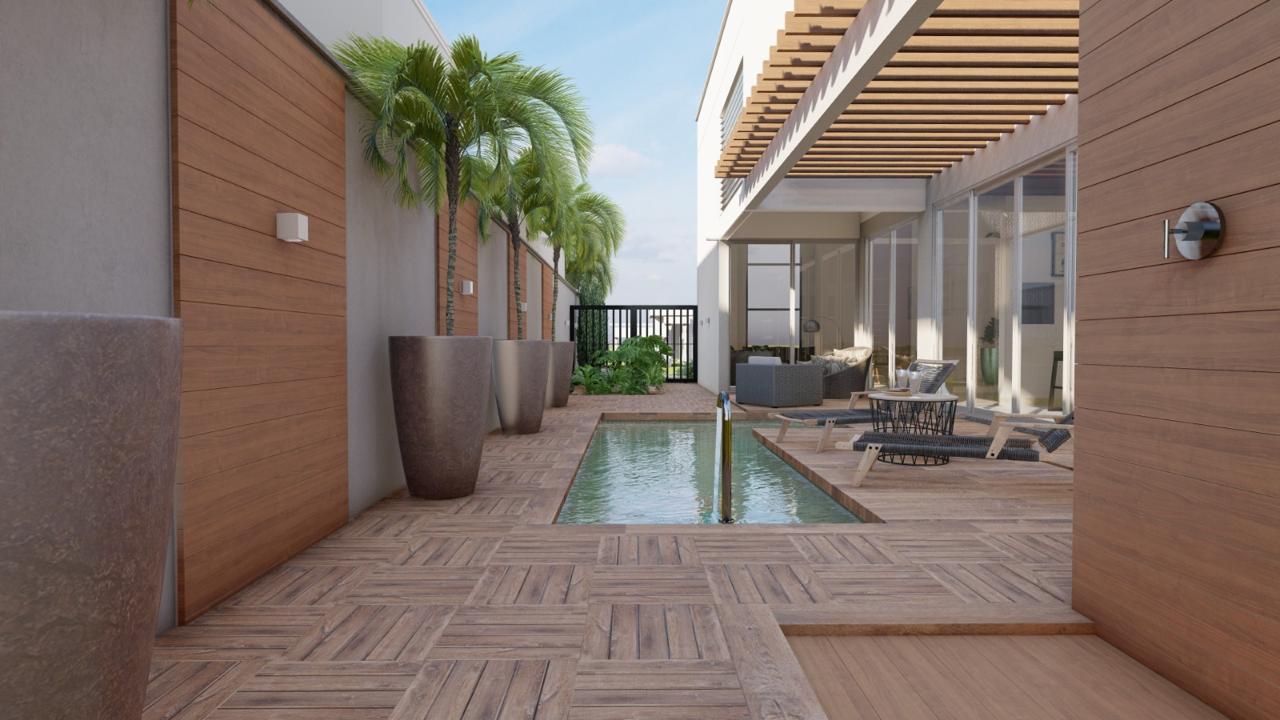 CASA DE ALTO PADRÃO À VENDA NO CONDOMÍNIO CARIBE GOLF – PALMAS/TO | ESTILO NEOCLÁSSICO, 4 SUÍTES E PISCINA — foto