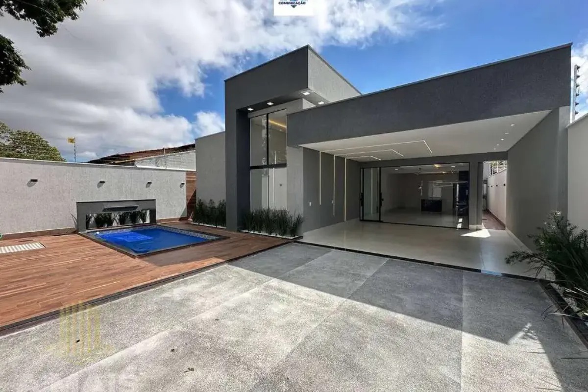 Mansão no Jardim Vila Boa - 4 Suítes, Piscina e Varanda Gourmet - Goiânia/GO — foto