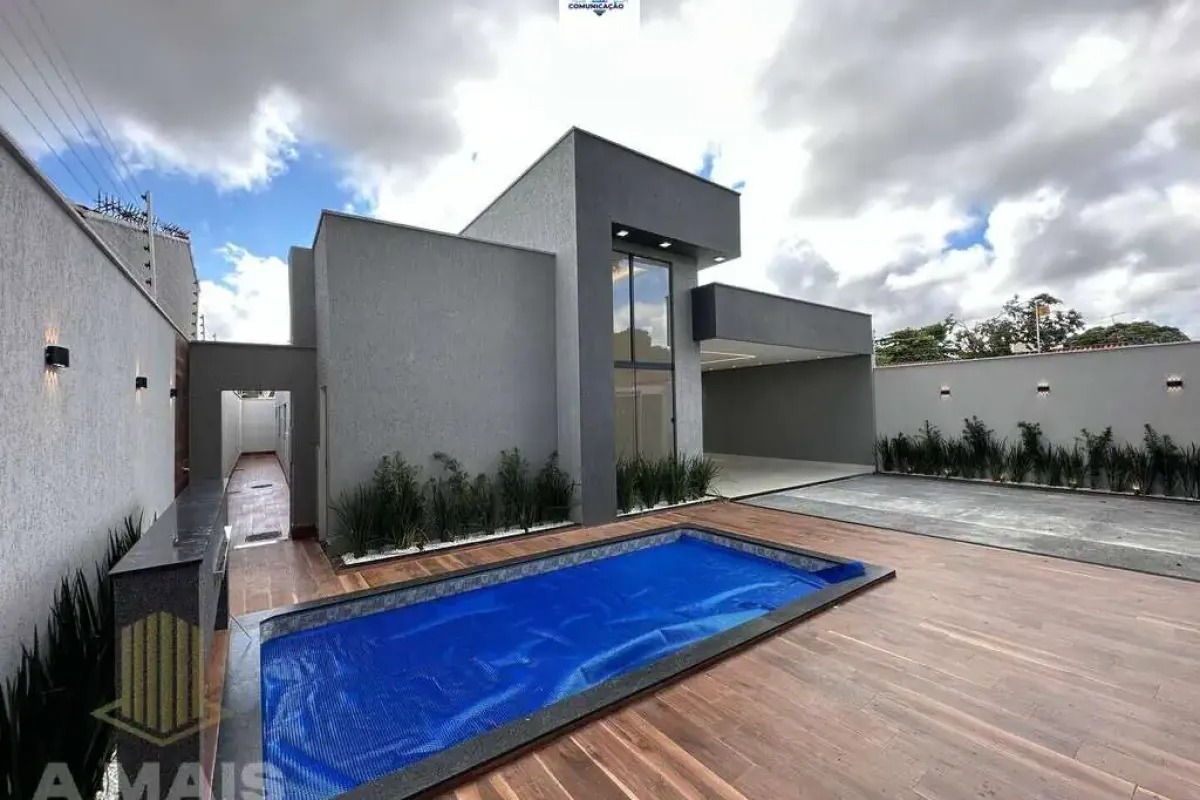 Mansão no Jardim Vila Boa - 4 Suítes, Piscina e Varanda Gourmet - Goiânia/GO — foto