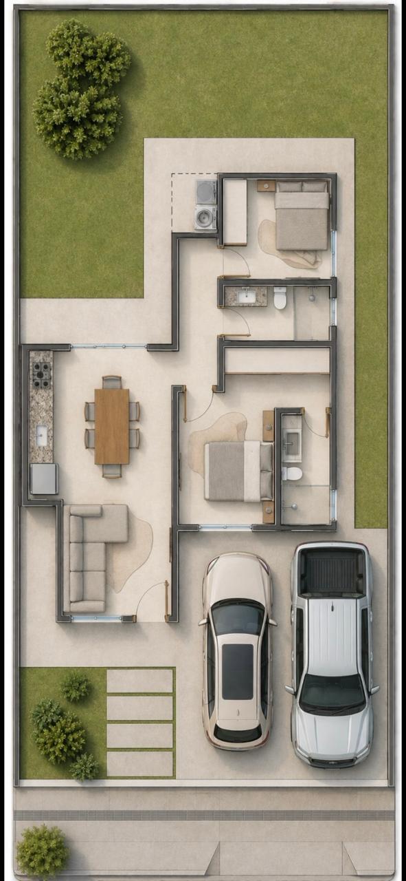 Casa à Venda com 2 Quartos – Residencial Cidade Jardim I | Dourados/MS — foto