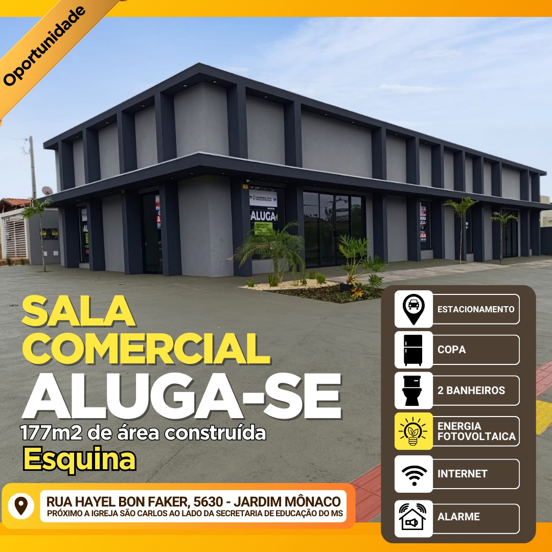 Salas Comerciais para Locação – Jardim Mônaco | Dourados/MS — foto