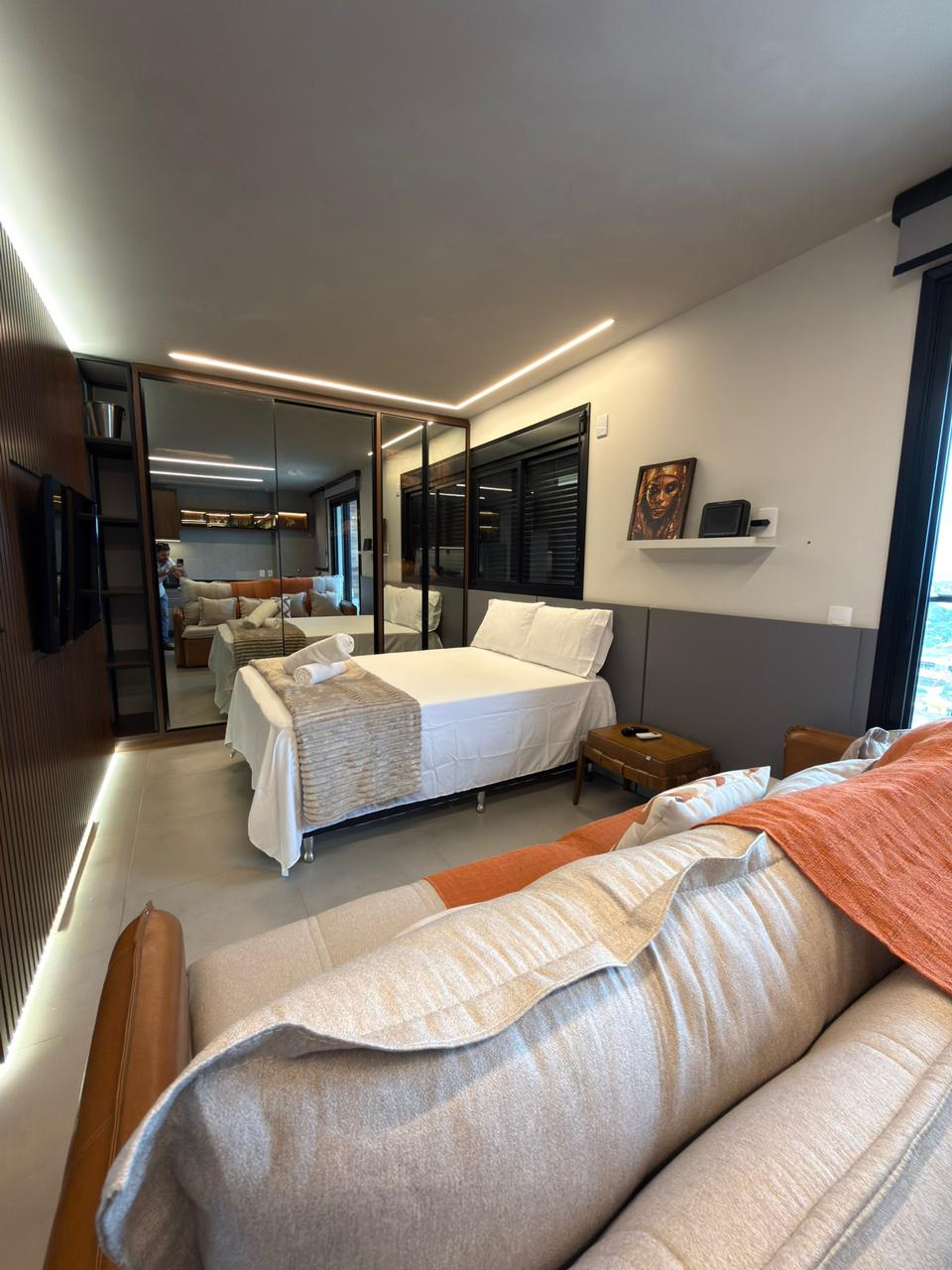 Apartamento à Venda com 1 Quarto – Sunset Residence | Dourados/MS — foto