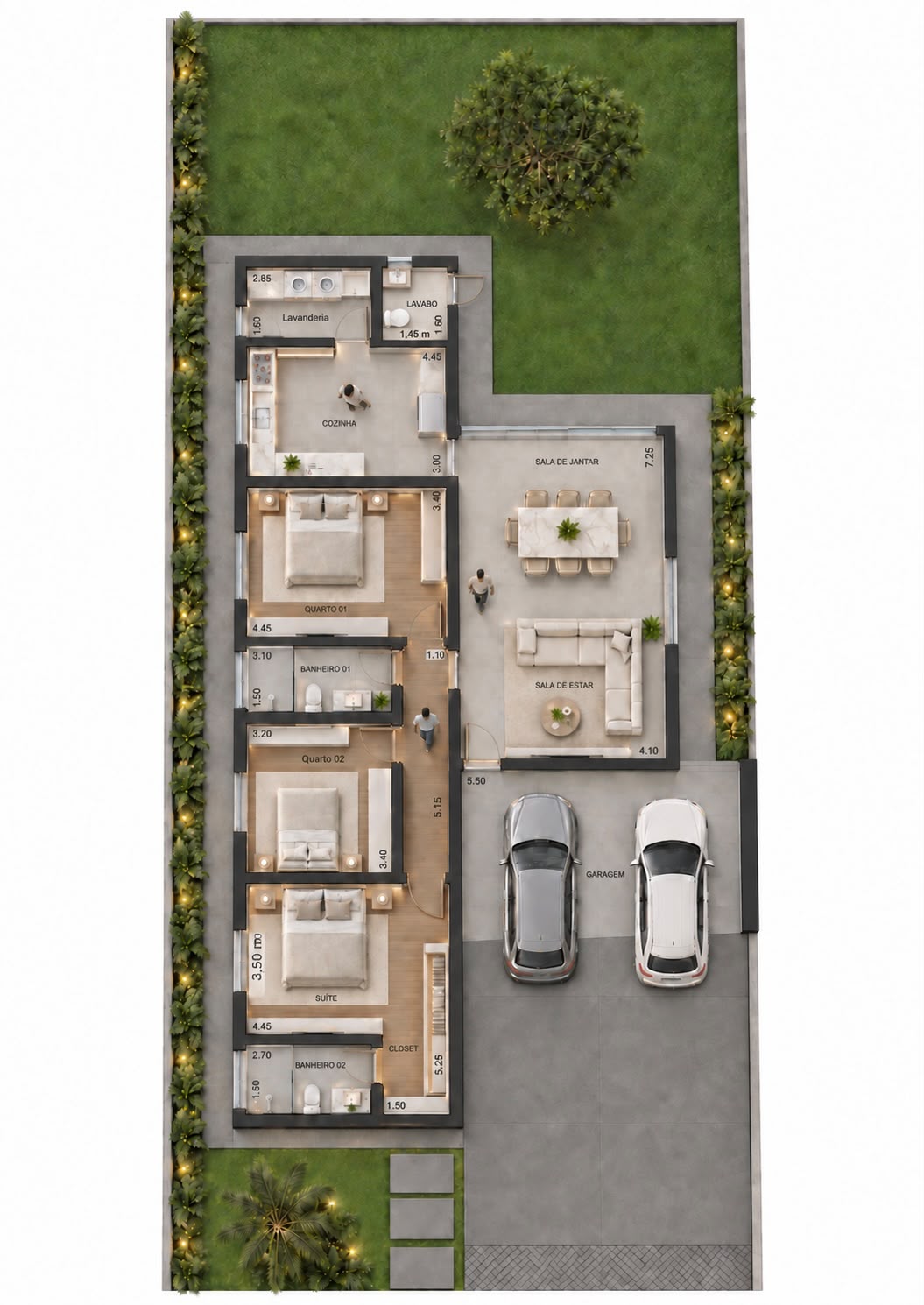 Casa à Venda com 3 Quartos – Residencial Monte Carlo | Dourados/MS — foto
